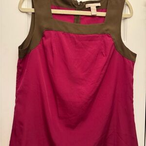 Banana Republic Pink and Brown Blouse